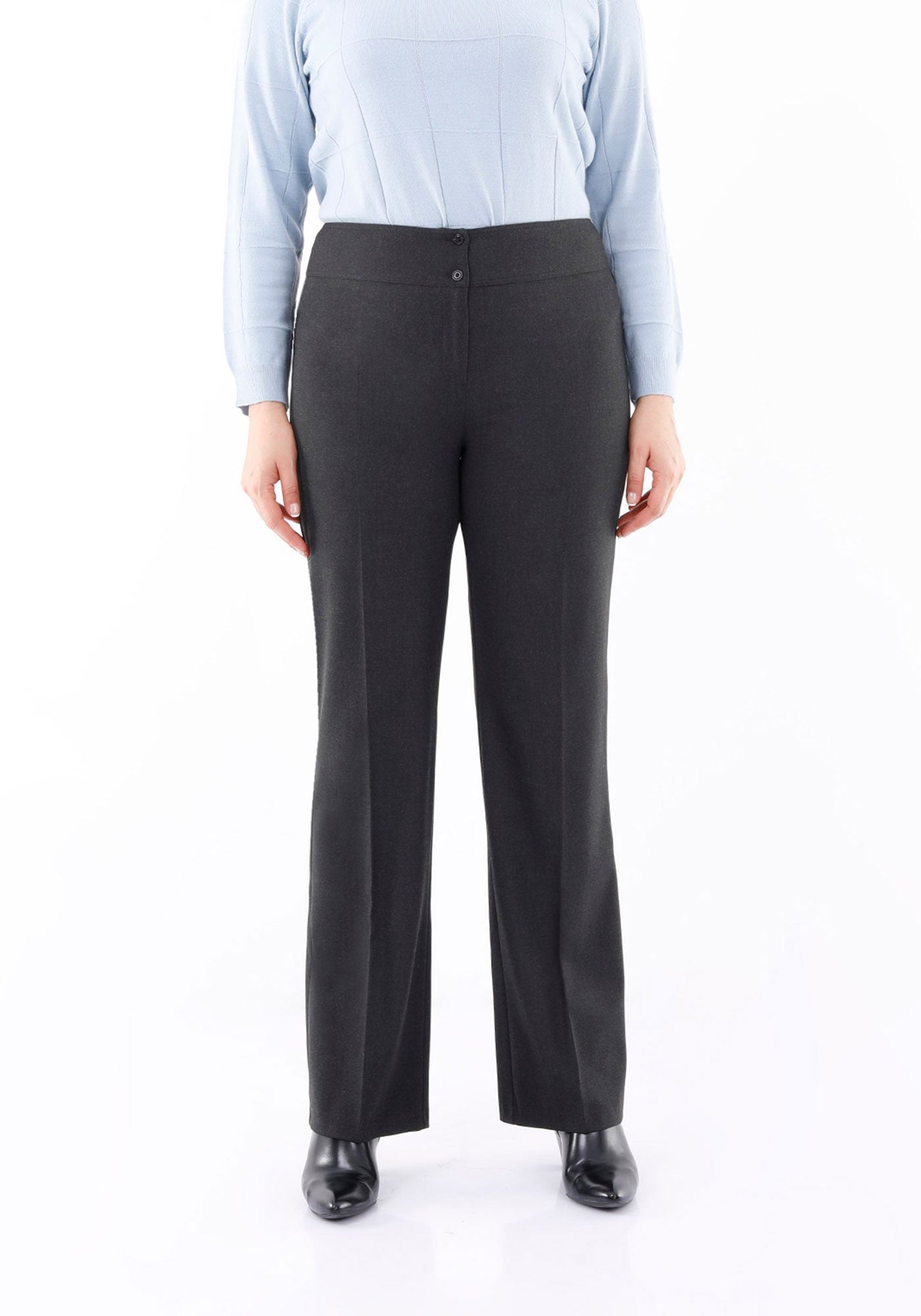Womens Charcoal Grey Dress Pants Order Online | G-Line