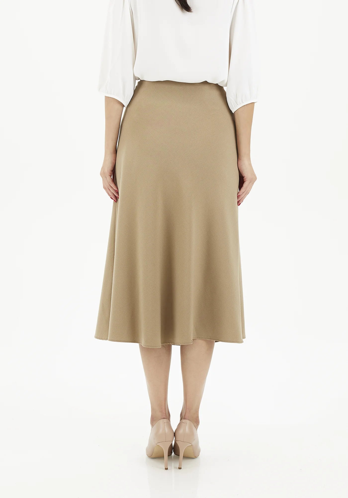 Stone A-Line Midi Skirts G-Line