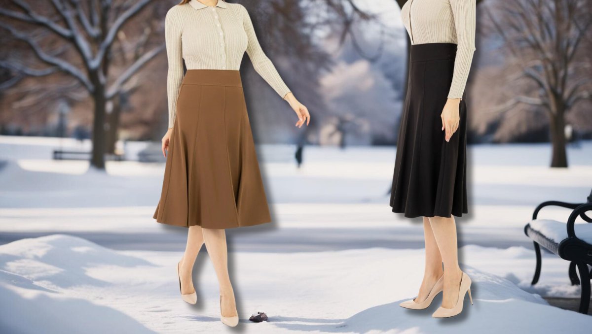 How to Wear Midi Skirts in Winter | G-Line - G-Line