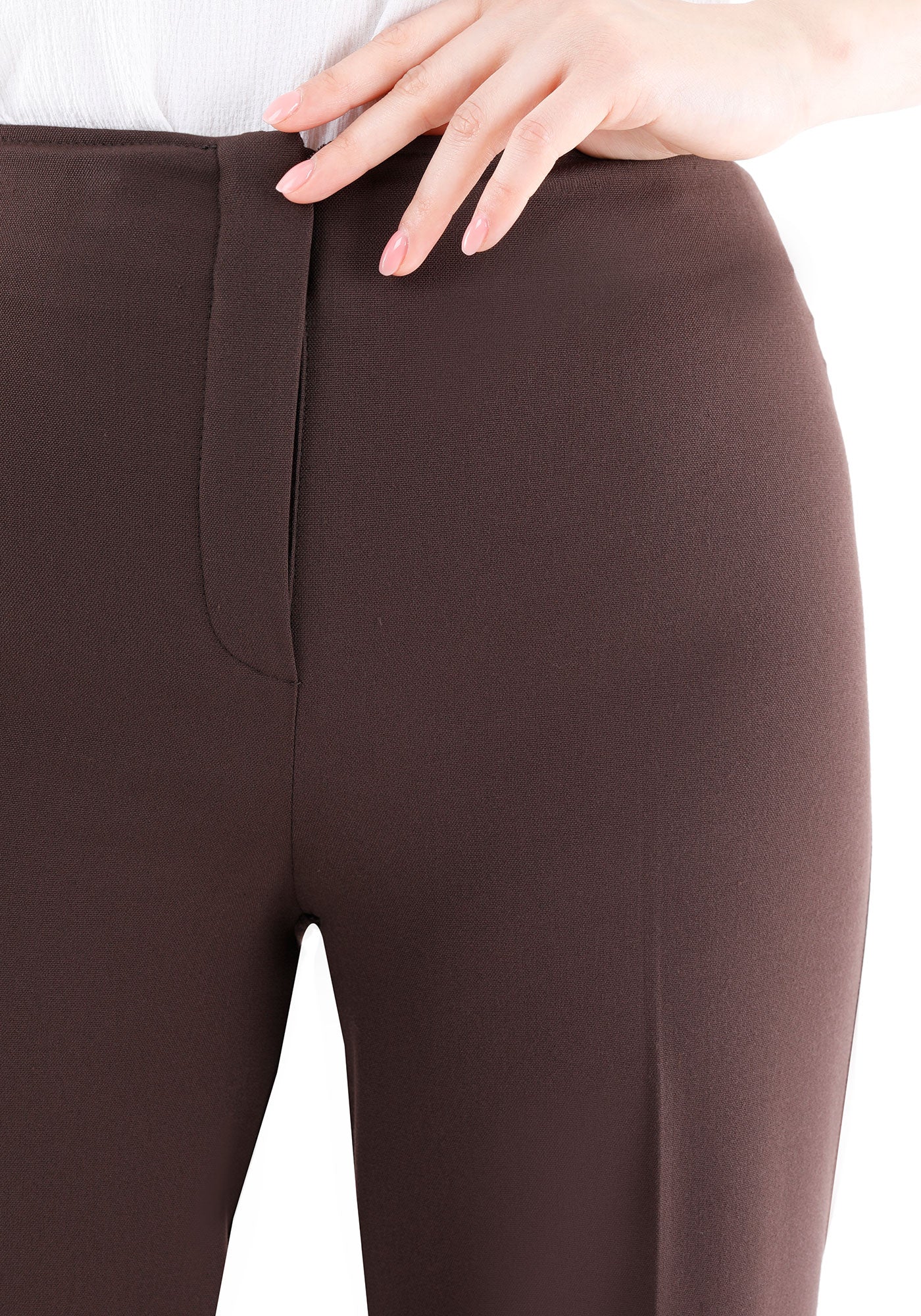 Brown Straight-Leg Pants for a Sleek and Stylish Look ürününün kopyası G-Line