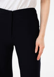 Women's Navy Blue Bootcut Pants - High Waisted Flare Leggings G-Line