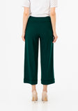 Elevate Your Style with Women's Green Wide Leg Cropped G-Line