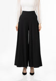G-Line Women's High Waisted Black Palazzo Pants - Stretchy, Classic Wide Leg Trousers with Pockets for Business, Casual Wear G-Line