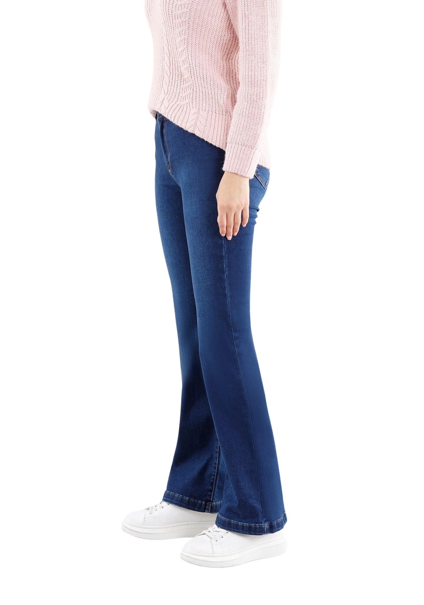 Women's Navy Blue Bootcut Jeans G-Line