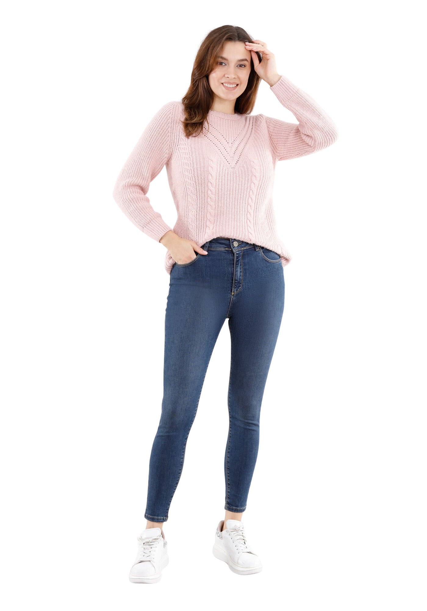Women’s Navy Blue Skinny Jean Pants - Medium G-Line