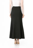 Women's Khaki Fishtail Maxi Skirt | Regular & Plus Size G-Line