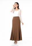 Women's Copper Fishtail Maxi Skirt | Regular & Plus Size G-Line