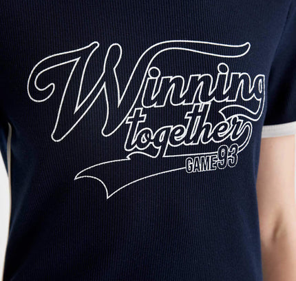 Bodycon Crew Neck Printed Camisole Mini Dress