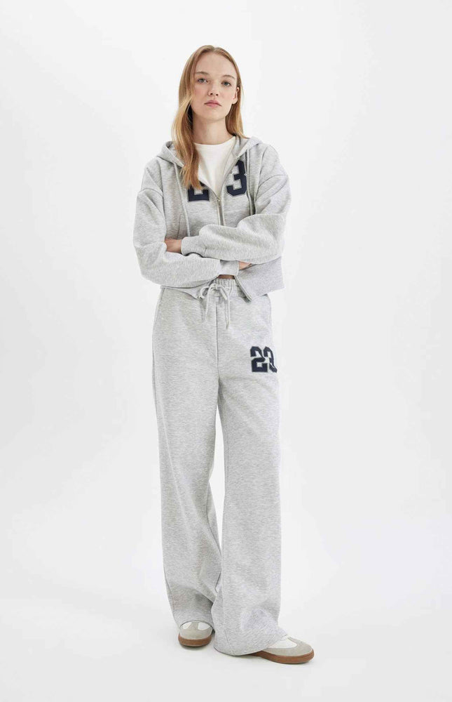 Oversize Fit Hooded Printed Thick Sweatshirt Fabric Cardigan