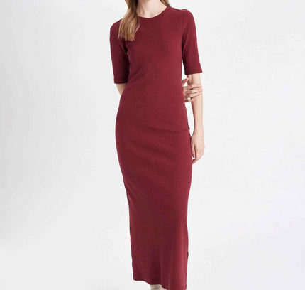 Bodycon Crew Neck Camisole Maxi Dress