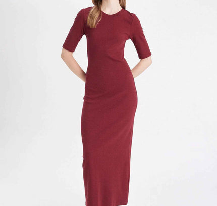 Bodycon Crew Neck Camisole Maxi Dress