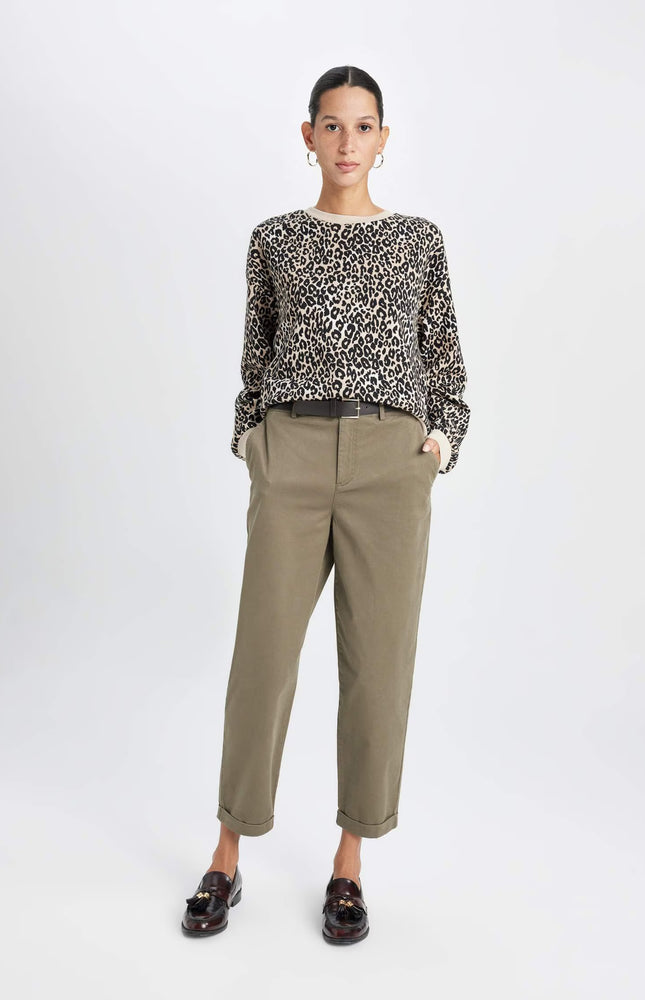 Boxy Fit Animal Long Sleeve Sweatshirt