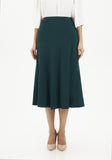 Green A-Line Midi Skirts G-Line