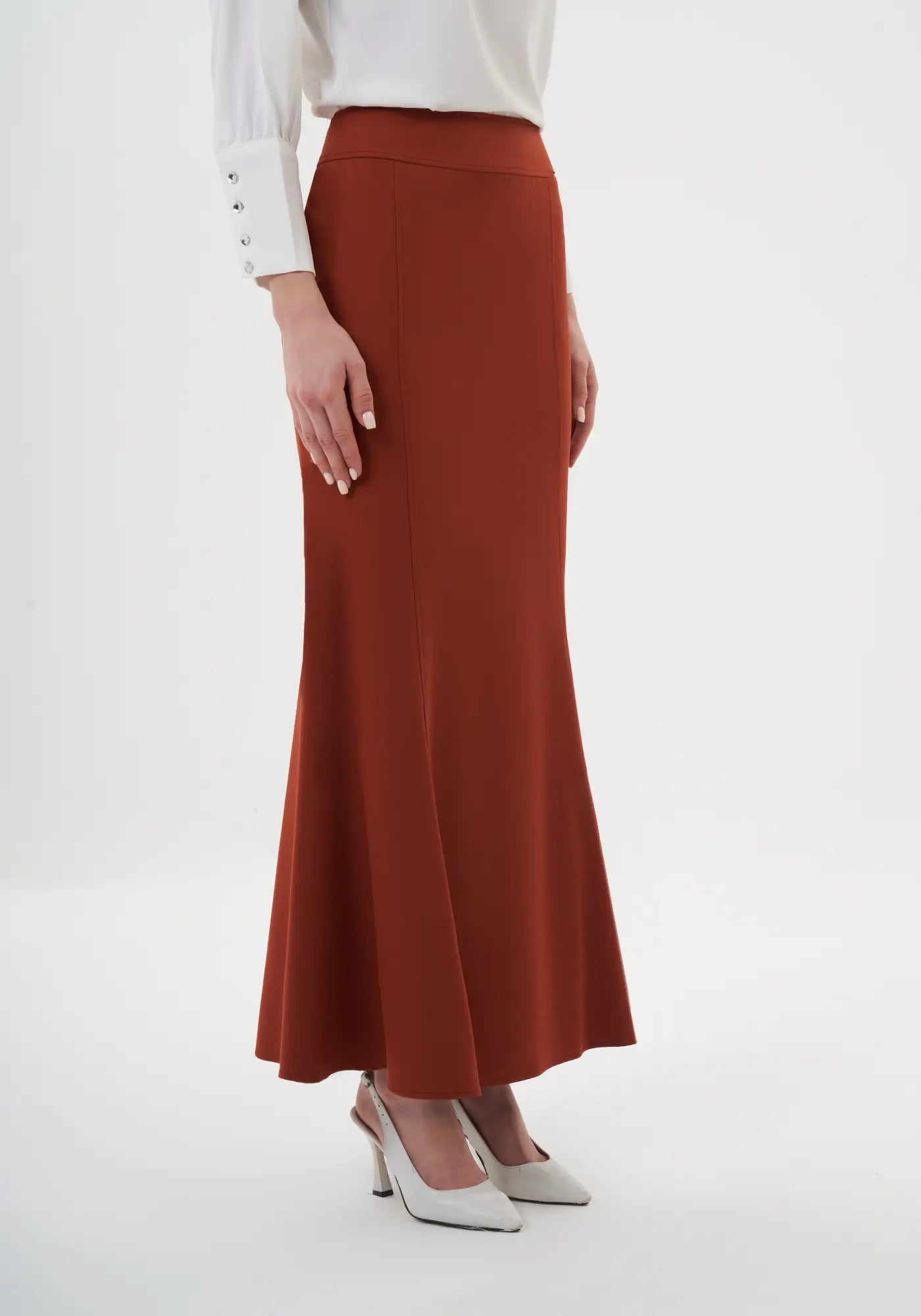 Copy of Fishtail Maxi Skirt (Available in Plus Size 4-20) | Solid Bodycon Mermaid Skirt, Elegant High Waist Maxi Skirt G-Line