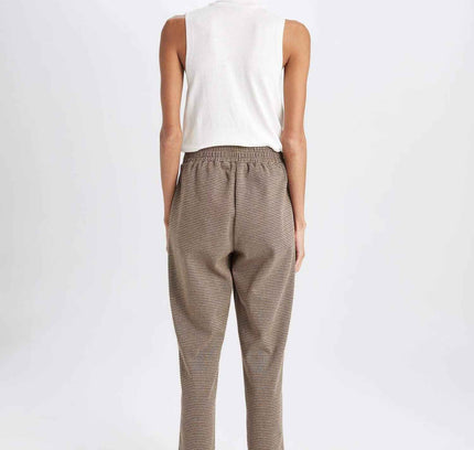 Herringbone Casual Jogger Pants
