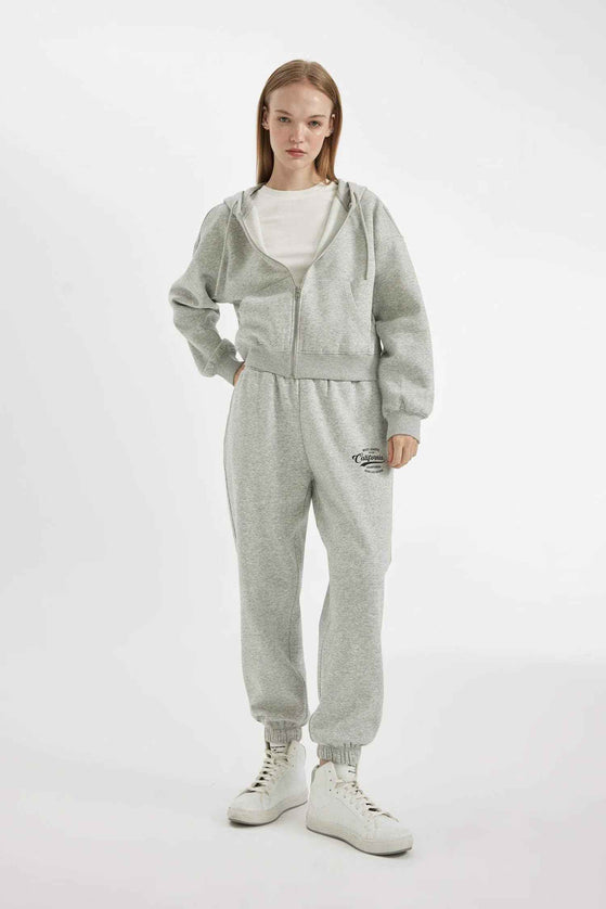 Printed Basic Jogger Sweatpants