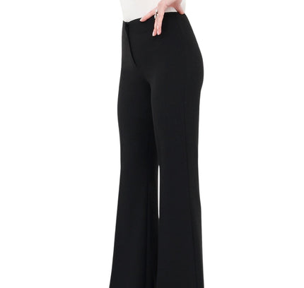 Black Bootcut Pants - High Waisted Flare Trousers - G-Line