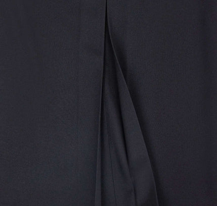 Black Maxi Back Slitted Pencil Skirt - G-Line