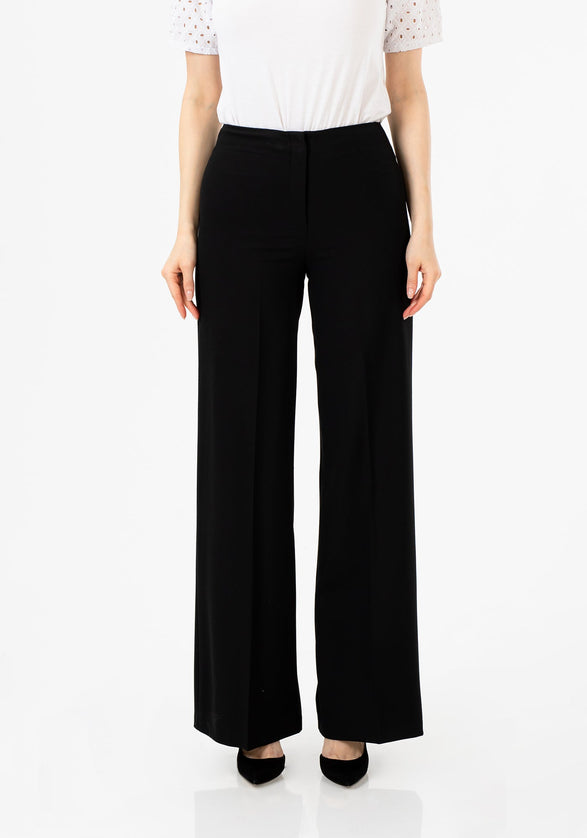 Black Wide-Leg Pants for a Sleek and Stylish Look - G-Line