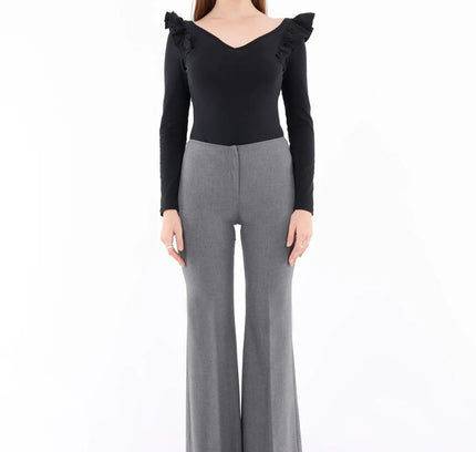 Bootcut Pants - High Waisted Flare Trousers - G-Line - G-Line