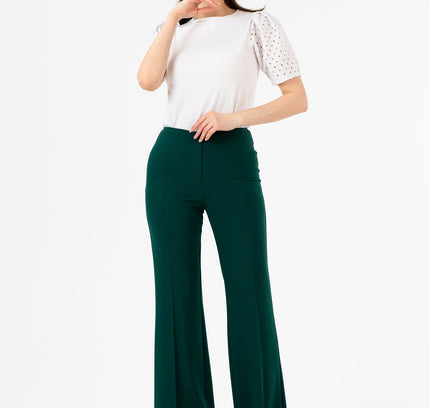 Bootcut Pants - High Waisted Flare Trousers - G-Line