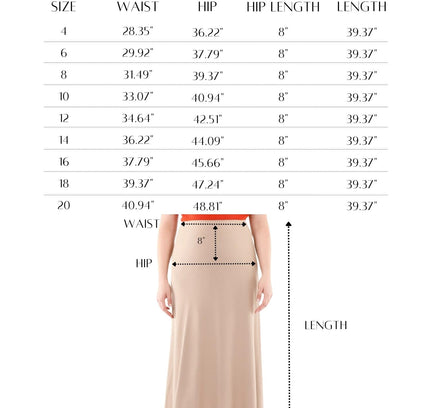 Camel A - Line Style Comfy Maxi Dress Skirt - G - Line