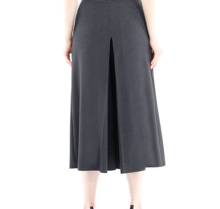 Charcoal Cropped Palazzo Pants - G - Line