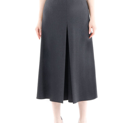 Charcoal Cropped Palazzo Pants - G - Line