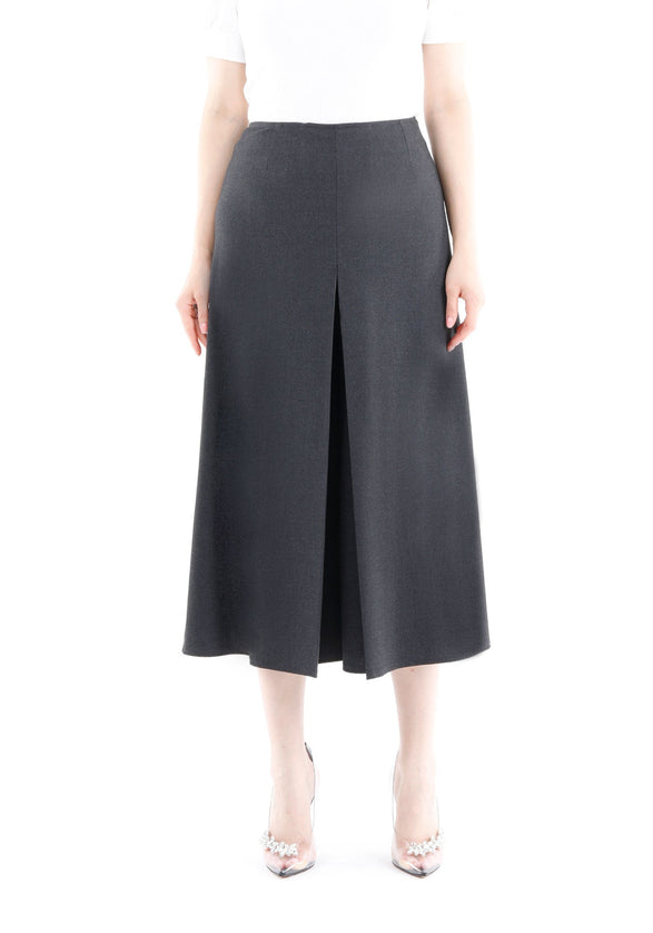 Charcoal Cropped Palazzo Pants - G - Line