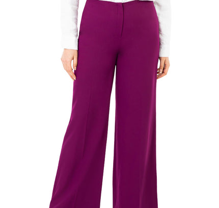 Damson Wide Leg Pants - Regular & Plus Size Flare Trousers - G - Line