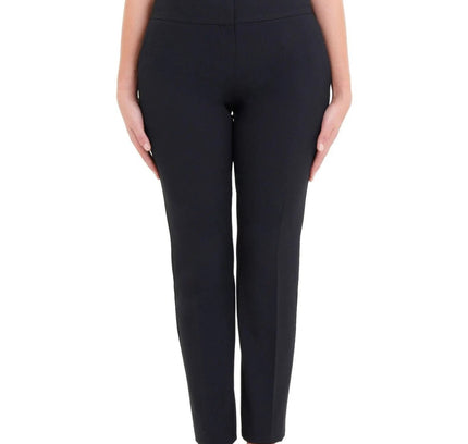 Dress Pants High Waist Straight Leg Black Pants - G - Line