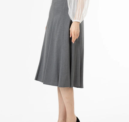 Eight Gore Calf Length Midi Skirt for Every Occasion - G - Line
