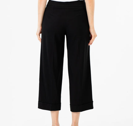 G - Line Black Wide Leg Cropped Pants - G - Line