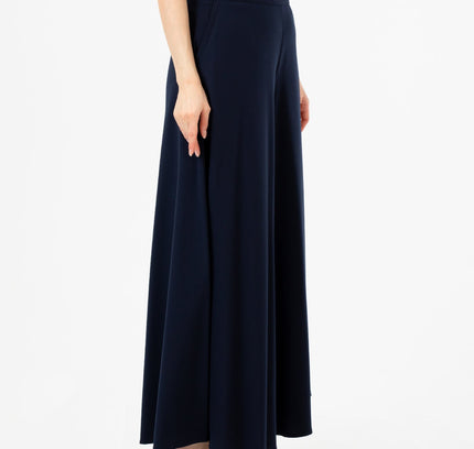 G - Line High Waisted Navy Palazzo Pants - G - Line