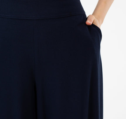 G - Line High Waisted Navy Palazzo Pants - G - Line