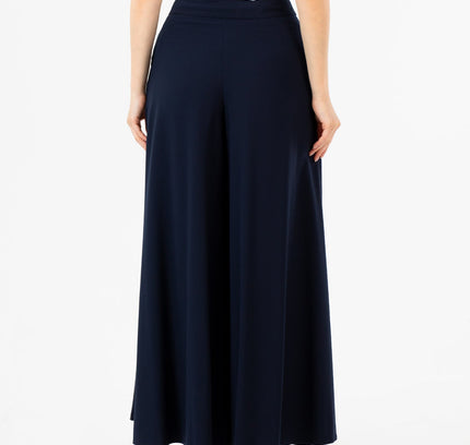 G - Line High Waisted Navy Palazzo Pants - G - Line