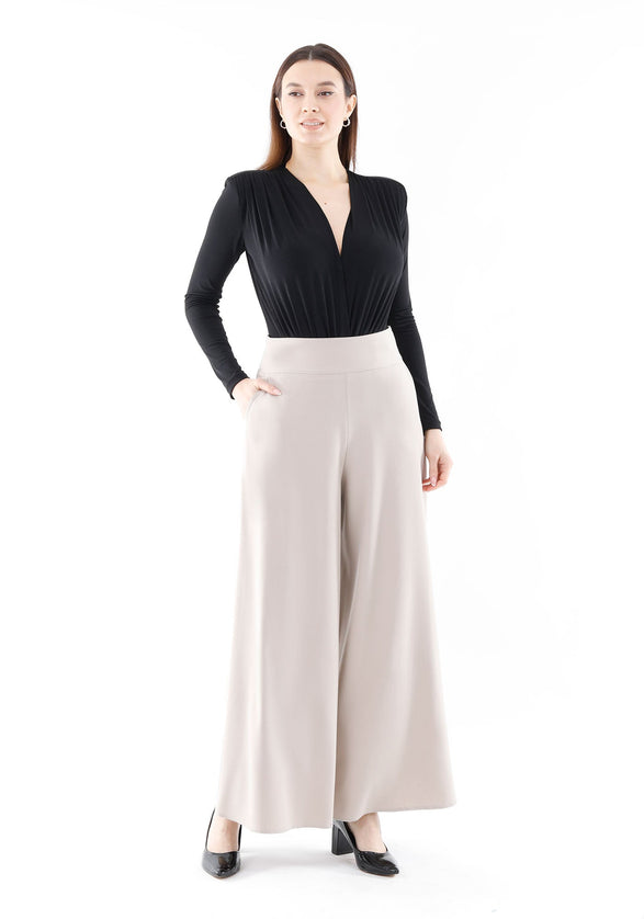 G - Line High Waisted Stone Palazzo Pants - G - Line