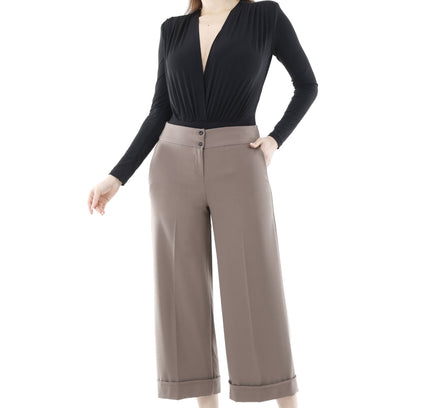 G - Line Mink Wide Leg Cropped Pants - G - Line