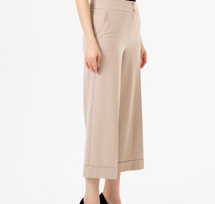 G - Line Wide Leg Cropped Pants - G - Line