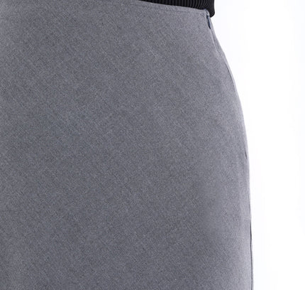 Grey A - Line Midi Skirts - G - Line