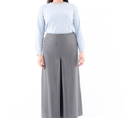 Grey High Waisted Palazzo Pants - G - Line