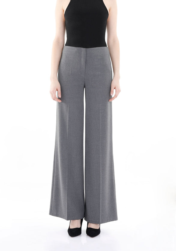 Grey Wide - Leg Pants for a Sleek and Stylish Look - G - Line
