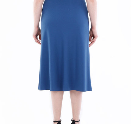 Indigo A - Line Midi Skirts - G - Line