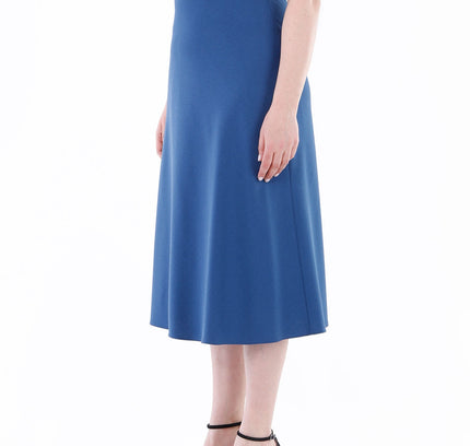 Indigo A - Line Midi Skirts - G - Line