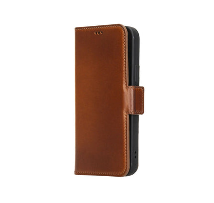 iPhone 12 & 12 Pro Leather Folio Case - G - Line