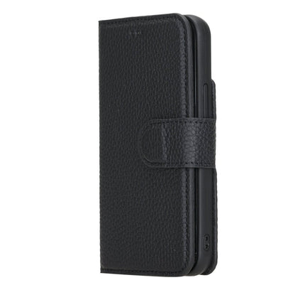 iPhone 12 Mini 5.4" Leather Magnetic Detachable Wallet Case - G - Line