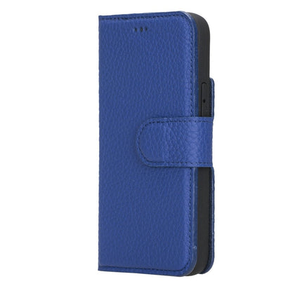 iPhone 12 Mini 5.4" Leather Magnetic Detachable Wallet Case - G - Line