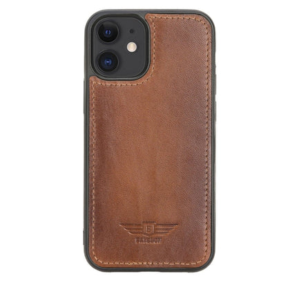 iPhone 12 Mini 5.4" Leather Magnetic Detachable Wallet Case - G - Line