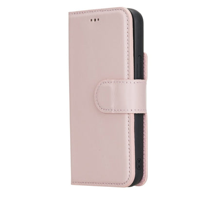 iPhone 12 Mini 5.4" Leather Magnetic Detachable Wallet Case - G - Line