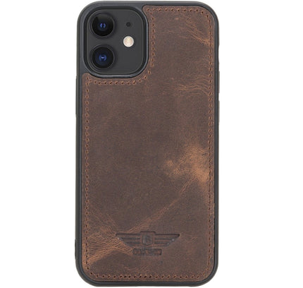 iPhone 12 Mini 5.4" Leather Magnetic Detachable Wallet Case - G - Line